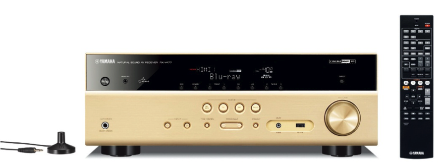 新款上市：RX-V477/HTR-4067，BG大游5.1声道数码家庭影院收音扩音机 