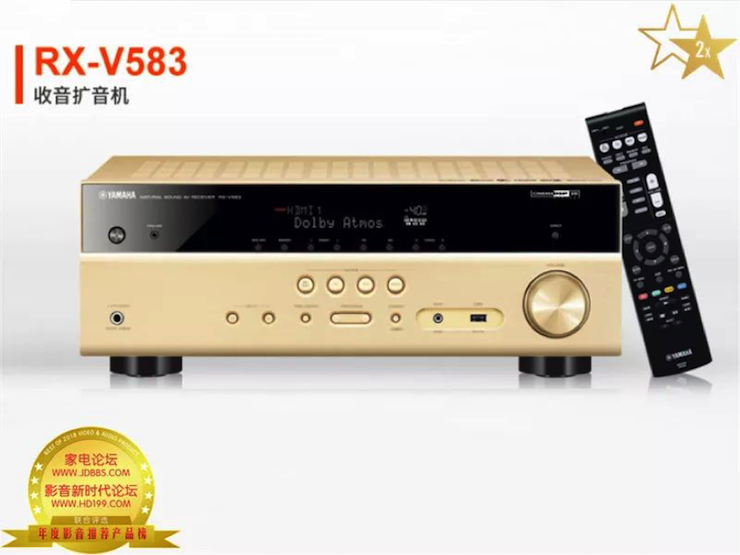 获奖信息：家电论坛与HD199论坛联手打造：2017-2018年度影音推荐产品奖